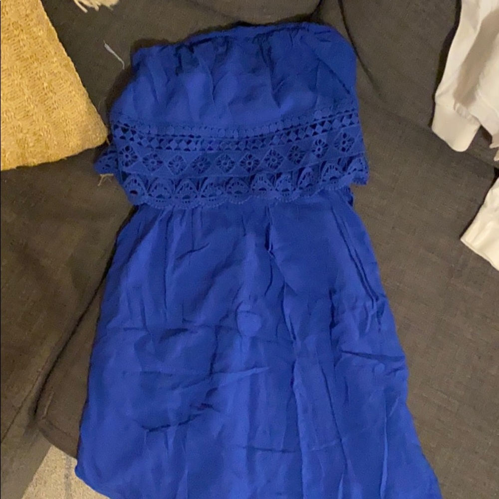 Blue dress